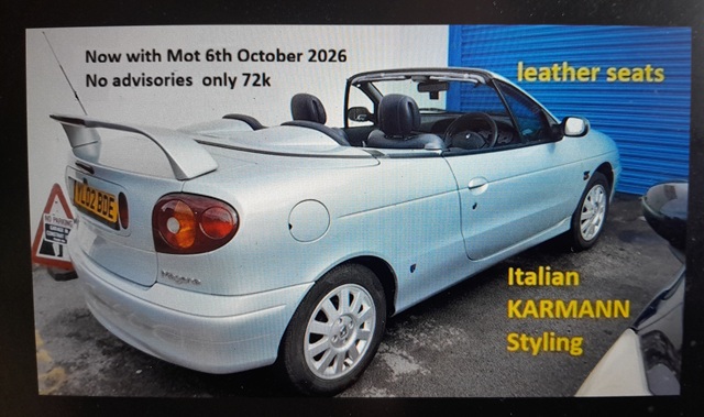 Renault- MEGANE 1.6 16V Dynamique-Convertible classic 